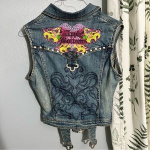 Apple Bottoms Denim Vest